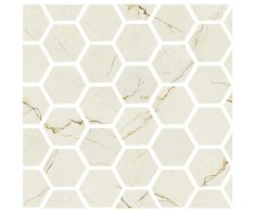 Fioranese Marmorea Intensa Venato Caramel MOSAICO EXA 30x30 Luc. Rett.