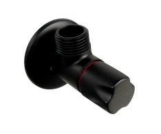 Rohový Ventil Black S Keram.vrškem 1/2"x 1/2" Sítko, červený - Fanski