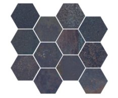 Aparici Corten Sapphire Mosaico Hexagon 28x30 Nat. Rett.