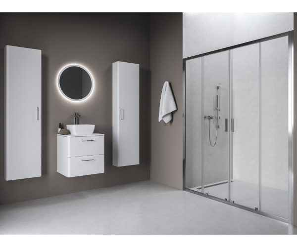 Sprchové dveře Blix II NBLDP4 - NBLDP4 180, lesk+transparent