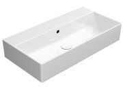 Gsi Kube X Keramické Umyvadlo 70x37cm, Broušená Spodní Hrana, Bez Otvoru, Bílá Extraglaze