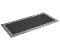 Aqualine Koupelnová Předložka 60x120cm, Absorpční, šedá