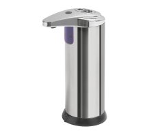 Aqualine Bezdotykový Dávkovač Mýdla Na Postavení, 240ml, 74x184x113mm, Nerez Lesk