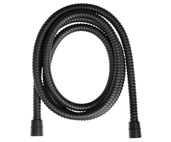 Sapho Powerflex Kovová Sprchová Hadice, 200cm, černá Mat