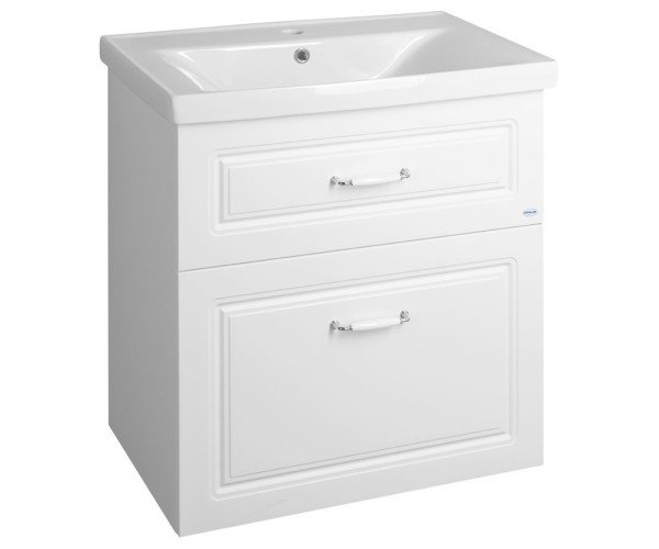 Aqualine Favolo Umyvadlová Skříňka 67x72,5x44,6cm, Bílá Mat