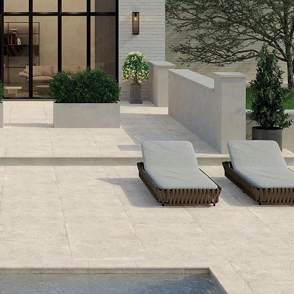 Realizace castelvetro konkrete bianco 1