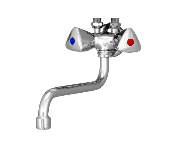 Mereo Dřezová Nástěnná Baterie S Ramínkem Trubkovým O16mm - 120 Mm, Chrom