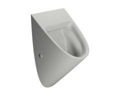 Gsi Community Urinál Se Zakrytým Přívodem Vody, Rimless, 31x54,5cm, Cenere Mat