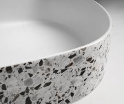 Isvea Infinity Oval Keramické Umyvadlo Na Desku, 55x36cm, Terrazzo