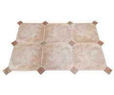 Borja RusNatCer Cairo Cuero Rombo 44,7x44,7