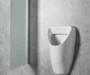 Bruckner Schwarn Urinál S Automatickým Splachovačem 6v Dc, Zadní Přívod, Zadní Odpad