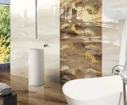 Dlažba jako mramor Brennero Venus Visone 60x120 Lapp. + Rett - hnědá