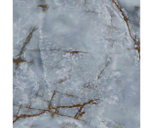 Dlažba jako mramor Del Conca Premiere HPM2 Onice Azzurro 120x120 Matt. Rett. - modrá