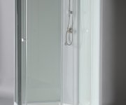 Aqualine Aigo čtvrtkruhový Sprchový Box 900x900x2040 Mm, Bílý Profil, čiré Sklo
