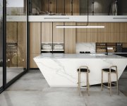 Dlažba jako kov APE Reef White Honed Rett. 120X120
