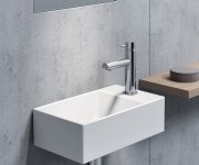 Gsi Kube X Keramické Umývátko 40x23cm, Pravé/levé, Bílá Extraglaze