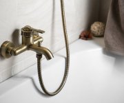 Sapho Versi Nástěnná Vanová Baterie, Bronz