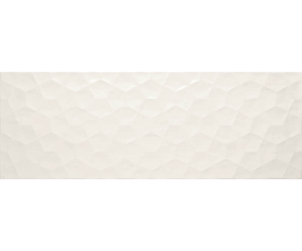 Dekor jako beton APE Chic Penta White 31,6x90 Rett. - bílá
