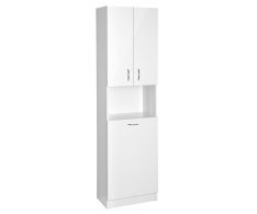 Aqualine Simplex Economy Vysoká Skříňka S Košem 50x180x30cm