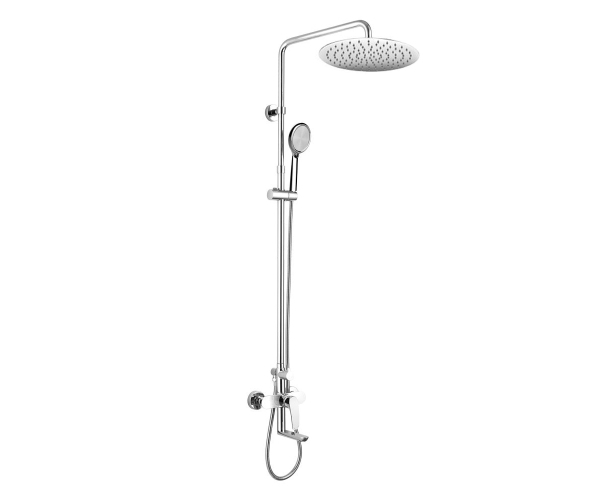 Mereo Eve Vanová Baterie S Talířovou Kulatou Slim Sprchou ø 300 Mm, Nerez