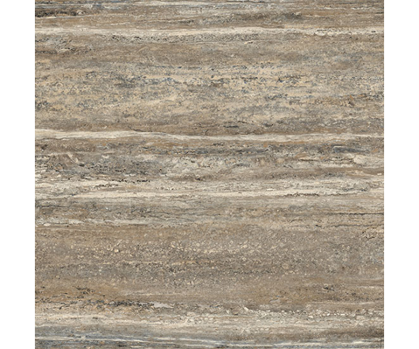 Dlažba jako kámen Fioranese Trastevere Vibrato Walnut 60,4x60,4 Rett. - hnědá
