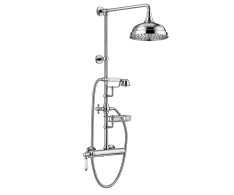 Sapho Vienna Sprchový Sloup S Pákovou Baterií, Mýdlenka, 1267mm, Chrom