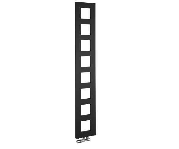 Sapho Block Otopné Těleso 280x1750 Mm, černá Mat