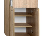 Aqualine Zoja/keramia Fresh Skříňka Spodní Se Zásuvkou 50x78x29cm, Dub Platin