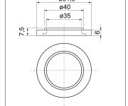 Náhradní Podložka Pod Baterie Dakb10202 (vysoká) A Dakb10204 AQS+PPB-3