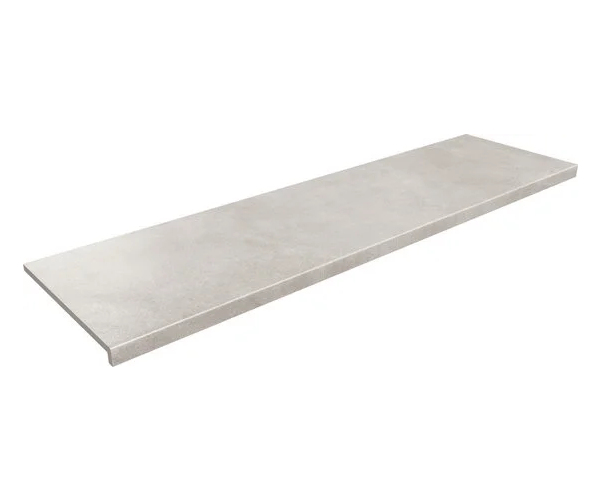 Schodovka jako beton APE Work Peldano Recto Ant. C3 B Bianco 33x120 Rett. - šedá