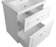 Aqualine Favolo Umyvadlová Skříňka 67x72,5x44,6cm, Bílá Mat