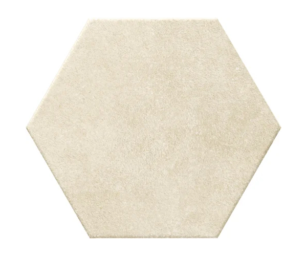 Retro dlažba Marca Corona Terracreta Marna Esagono 21,6x25 - béžová