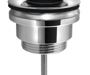 Sapho Umyvadlová Výpust 5/4“, Click-clack, Velká Zátka, 5-65mm, Keramika Bílá