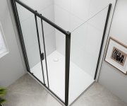 Polysan Easy Black Obdélníkový Sprchový Kout 1200x900mm, čiré Sklo L/p Varianta