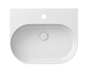 Umyvadlo Ceramic Slim Wall O - Umyvadlo Ceramic Slim Wall O 55, s otvorem pro baterii, s přepadem, bílá XJX01155004