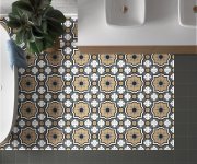 Retro dlažba Equipe Rivoli Monaco Gris Decor 20x20