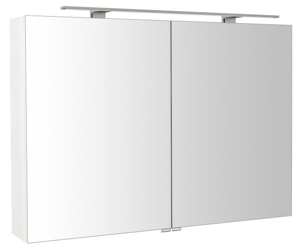 Sapho Riwa Galerka S Led Osvětlením, 101x70x17cm, Bílá Lesk