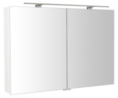 Sapho Riwa Galerka S Led Osvětlením, 101x70x17cm, Bílá Lesk