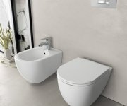 Isvea Infinity Závěsná Wc Mísa, Rimless, 36,5x53cm, Bílá Mat