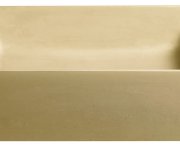 Sapho Formigo Betonové Umyvadlo Na Desku, 47,5x36,5cm, žlutá Mat