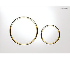 Geberit Sigma20 Ovládací Tlačítko, Bílá Lesk/zlato