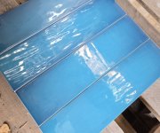 Obklad jako beton Estudio Borriana Ocean 7,5x30 - modrá