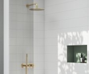 Výtokové rameno boční - 702.60GLB Sprchové rameno boční, zlato kartáčované X07P1242