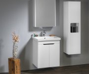 Sapho Ella Umyvadlová Skříňka 56,5x65x43cm, 2x Dvířka, Bílá