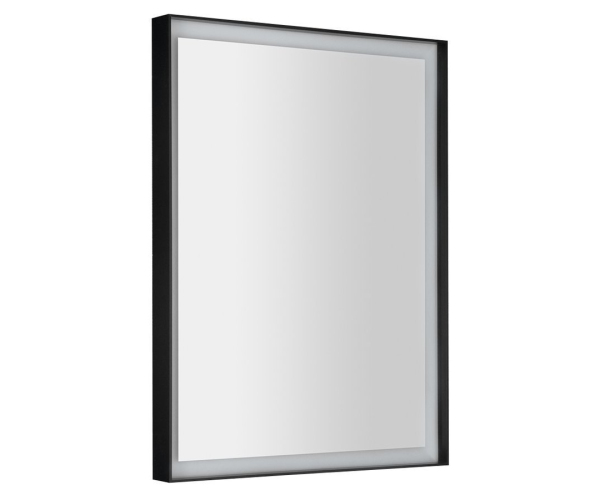 Sapho Sort Zrcadlo S Led Osvětlením 60x80cm, Senzor, 2700-6500k, černá Mat