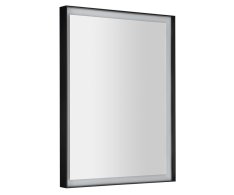 Sapho Sort Zrcadlo S Led Osvětlením 60x80cm, Senzor, 2700-6500k, černá Mat