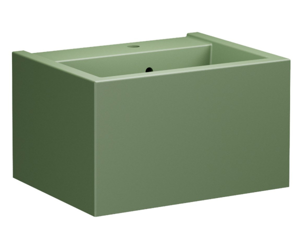 Kerasan Kanaal Keramické Umyvadlo 60x46,5cm, Verde Mat