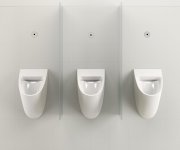 Gsi Community Urinál Se Zakrytým Přívodem Vody, Rimless, 31x54,5cm, Bílá Extraglaze