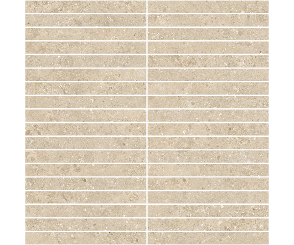 Mozaika jako kámen APE Kyoto M-stick Beige 30x30 Matt. Rett. - béžová