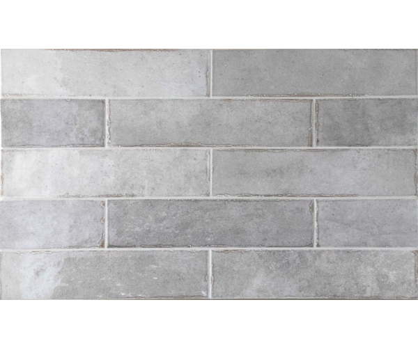 Retro obklad Equipe Tribeca Grey Whisper 6x24,6 Brillo - šedá